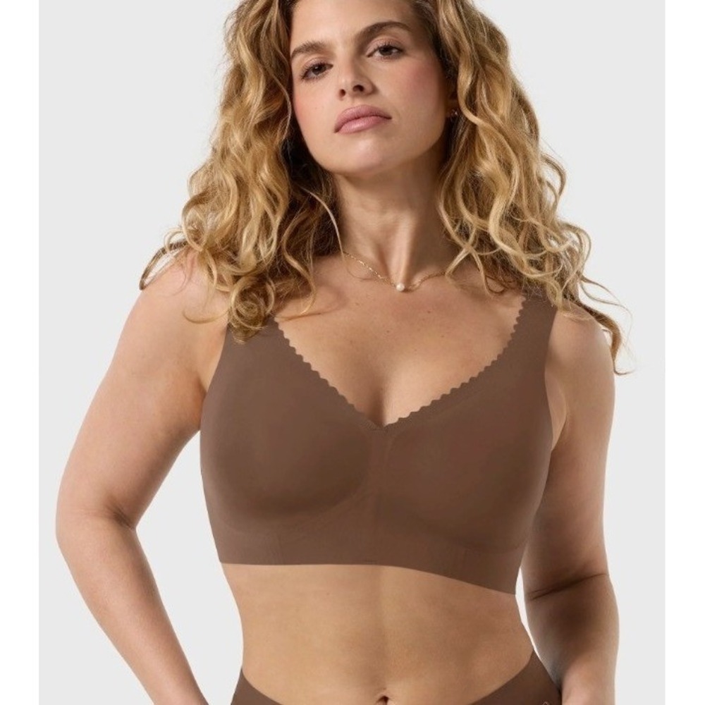 Evelyn & Bobbie Women's The Evelyn Bra Clay Size XL Plus Size Ultra Lift EUC